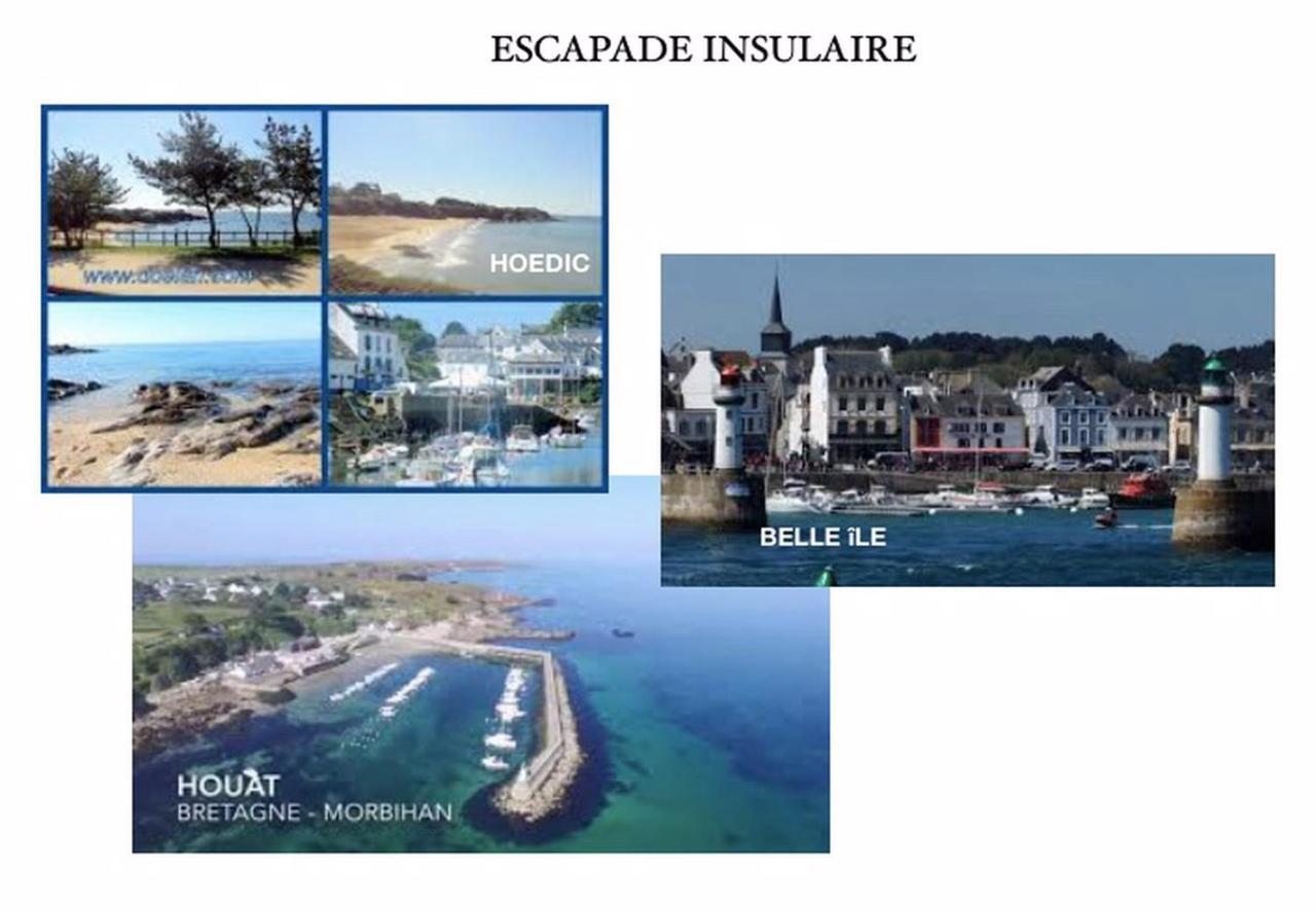 Grand Et Luxueux Appartement Lumineux 4 Pers Vue Mer Wifi Inclus Quiberon Eksteriør bilde