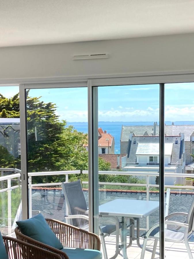 Grand Et Luxueux Appartement Lumineux 4 Pers Vue Mer Wifi Inclus Quiberon Eksteriør bilde