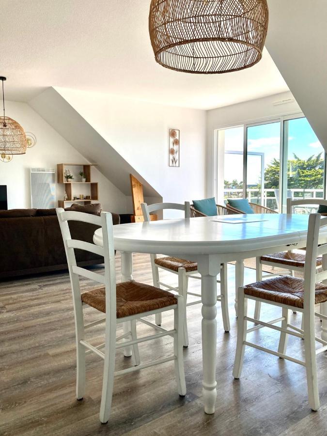 Grand Et Luxueux Appartement Lumineux 4 Pers Vue Mer Wifi Inclus Quiberon Eksteriør bilde