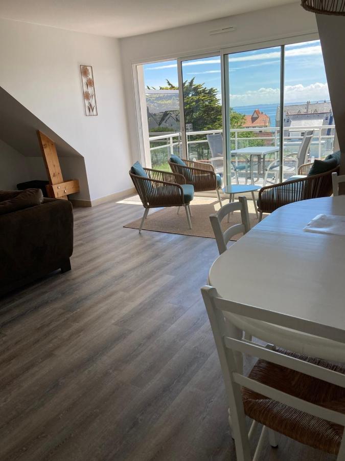 Grand Et Luxueux Appartement Lumineux 4 Pers Vue Mer Wifi Inclus Quiberon Eksteriør bilde