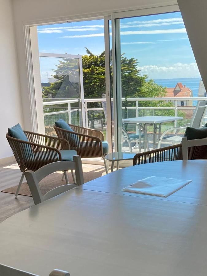 Grand Et Luxueux Appartement Lumineux 4 Pers Vue Mer Wifi Inclus Quiberon Eksteriør bilde